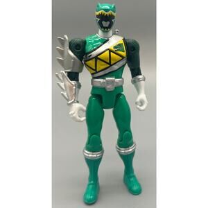 Power Rangers Dino Super Charge 5" Dino Steel Green Ranger - Incomplete